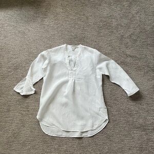 LL Bean linen top